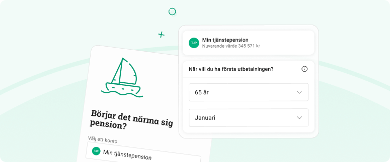 En bild p&aring; hur du tar ut din pension.